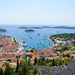 Appartement In With Sea View, Terrace, Air Conditioning, Wi-fi Hvar Town